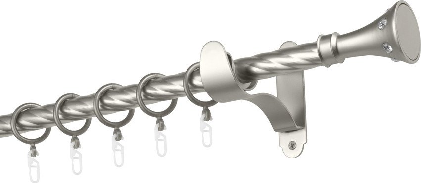 

Карниз для штор Sundays Home Лайт Эридан 19мм однорядный (витой, сатин, 4м)