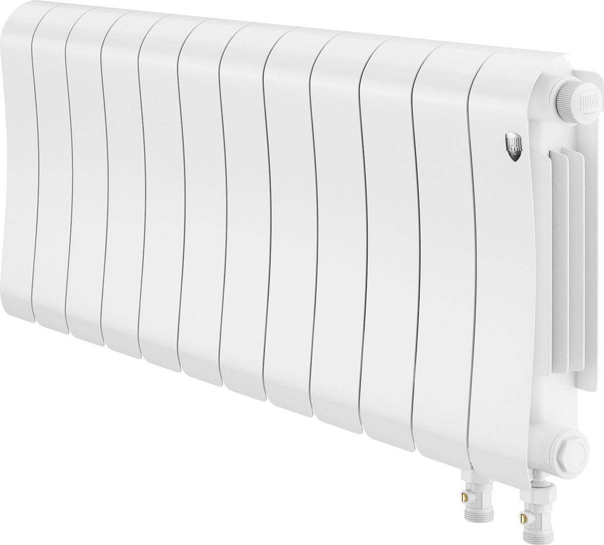 

Биметаллический радиатор Royal Thermo Infinity 300 Bianco Traffico VR80 - 12 секций