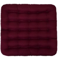 Подушка для сидения Smart Textile Уют-Премиум 40x40 ST167 (лузга гречихи, бордовый)