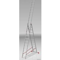 Лестница-стремянка Новая высота NV 223 алюминиевая трёхсекционная 3x12 ступеней