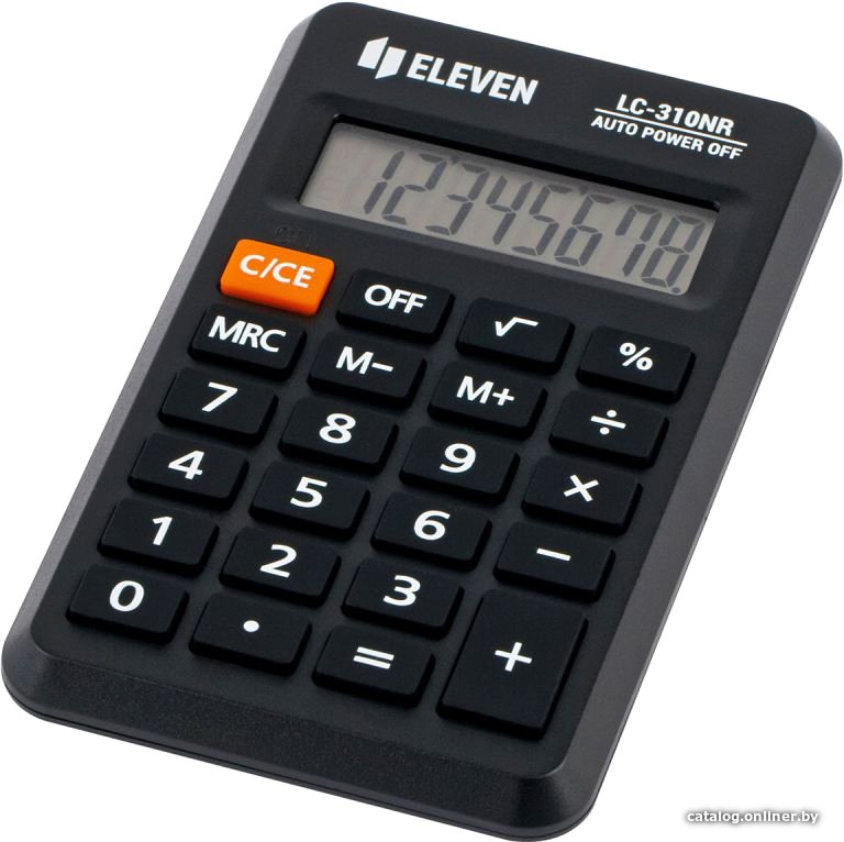 Калькулятор Eleven LC-310NR (черный)