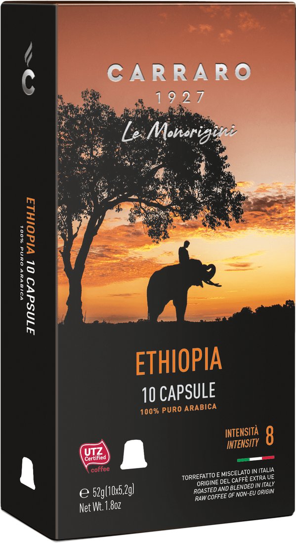 

Кофе в капсулах Carraro Ethiopia в капсулах Nespresso 10 шт