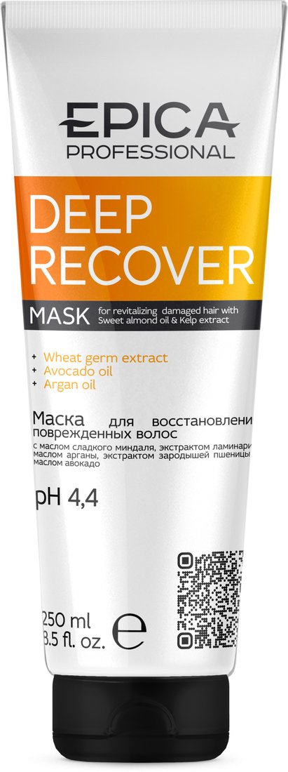 

Маска Epica Professional Deep Recover для восстановления поврежденных волос 250 мл