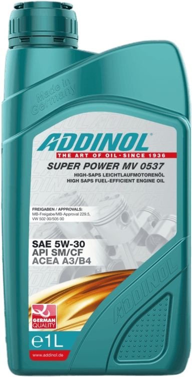 

Моторное масло Addinol Super Power MV 0537 5W-30 1л