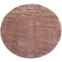 Ковер для жилой комнаты LAXMI Fluffy 01 круг (2.4x2.4, Blush)