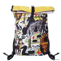 Городской рюкзак Офистон Маркет Животные/Архитектура, двусторонний