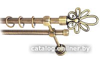 

Карниз для штор Lm Decor Астра 170 2р гладкий (антик, 1.6м)