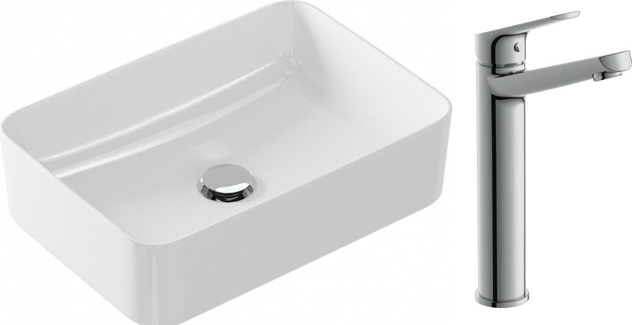 

Умывальник Cersanit Crea 50 P-UM-CRE50/1-oc-RC + 63038