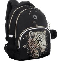 Школьный рюкзак Grizzly RG-660-4 (черный/золотой)