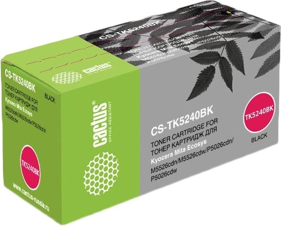 

Картридж CACTUS CS-TK5240BK (аналог Kyocera TK-5240K)