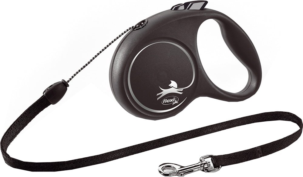 

Поводок-рулетка Flexi Black Design S Cord 5 m (черный)
