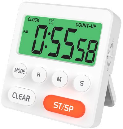 

Настольные часы Ritmix CAT-055 (белый)