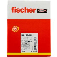 Дюбель-гвоздь Fischer N 6 x 40/10 F 513843 (200 шт)