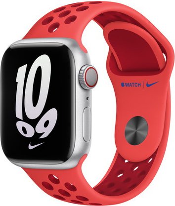 

Ремешок Apple Nike Sport Band MPGW3 (41 мм, ярко-малиновый/красный, размер R)