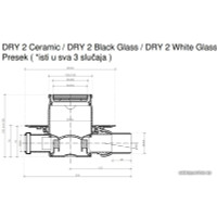 Трап/канал Pestan Confluo Standard Dry 2 Black Glass Gold