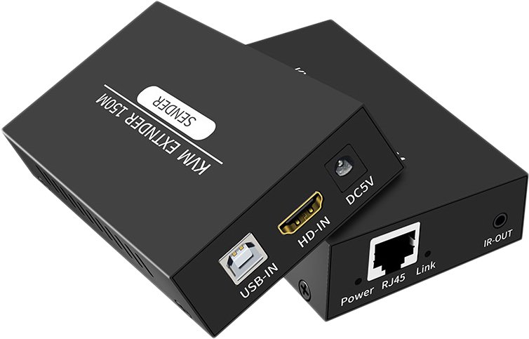 

Удлинитель USBTOP HDMI USB по витой паре RJ45 UTP (LAN) до 150 метров, без креплений, FullHD 1080p (1 приемник, 1 передатчик)