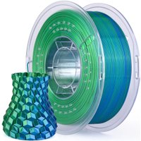 Филамент Elegoo PLA Silk (1.75 мм, 1 кг, сине-зеленый)