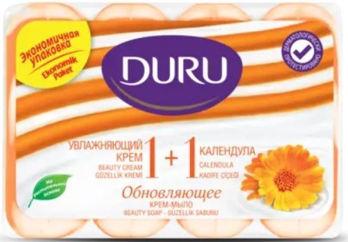 

Duru Набор мыла 1+1 Увлажняющий крем и календула 4x80 г
