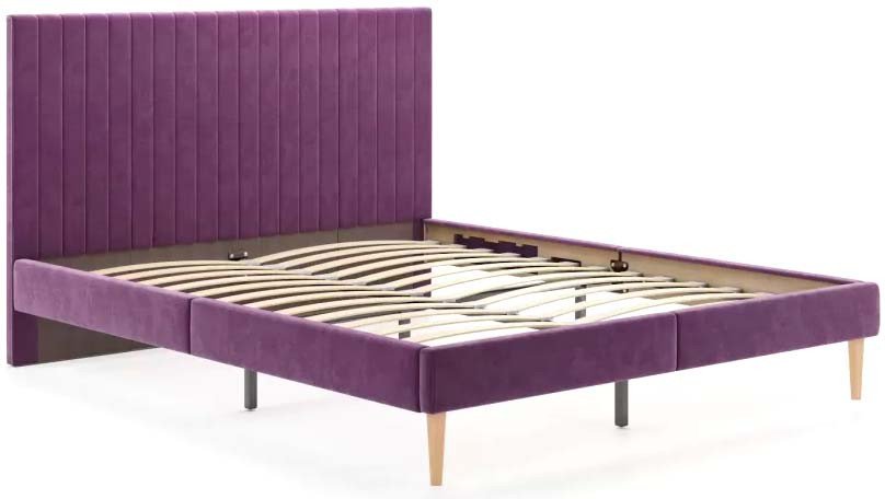 

Кровать MONOFIX Амма 140x200 (фиолетовый №25)