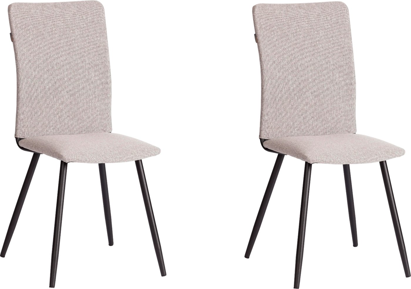 Стул TetChair La Rousse (рогожка, серый/черный, 2 шт)