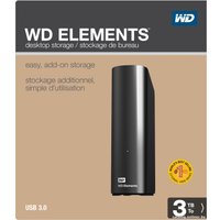 Внешний накопитель WD Elements Desktop 3TB (WDBWLG0030HBK)