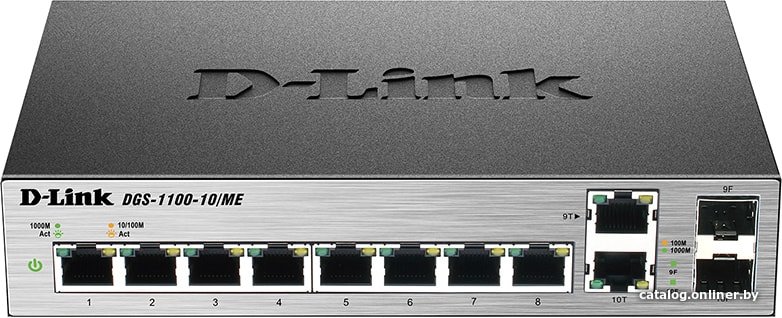 Управляемый коммутатор 2-го уровня D-Link DGS-1100-10/ME/A2A