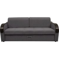 Диван Сириус Лидер-1 НПБ (Eva 07 велюр темно-серый)