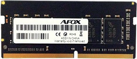 

Оперативная память AFOX 16GB DDR4 SODIMM PC4-21300 AFSD416FS1P