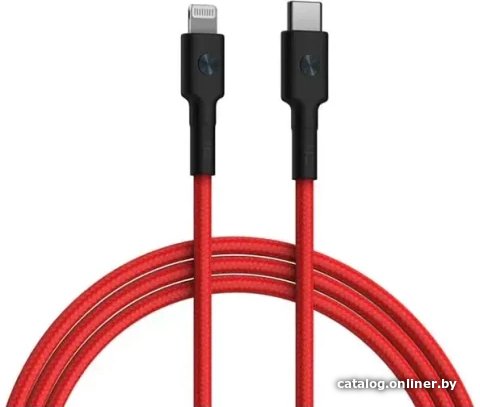 Кабель ZMI AL875 USB Type-C - Lightning (1.5 м, красный)