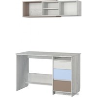 Полка Аквилон Зефир № 7.2 (дуб эльза/мокко)