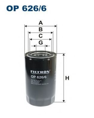 

Масляный фильтр Filtron OP6266