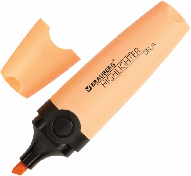

Текстовыделитель BRAUBERG Delta Pastel 151734 (персиковый)