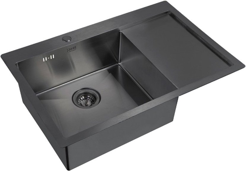 

Кухонная мойка ZorG PVD-7851-L (графит)