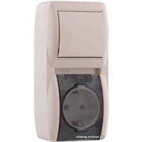 Розетка Lezard Nata 710-0300-172 (кремовый)