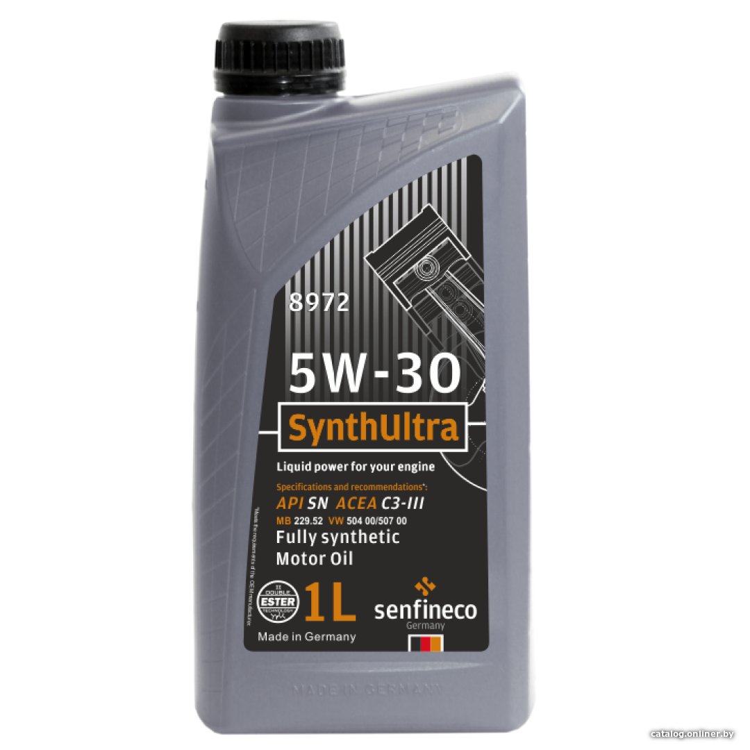 Моторное масло Senfineco SynthUltra 5W-30 API SN ACEA C3-III, 1л