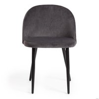 Стул TetChair Melody 4997 (вельвет серый/черный)