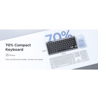 Клавиатура Ugreen K551 (серебристый/черный)