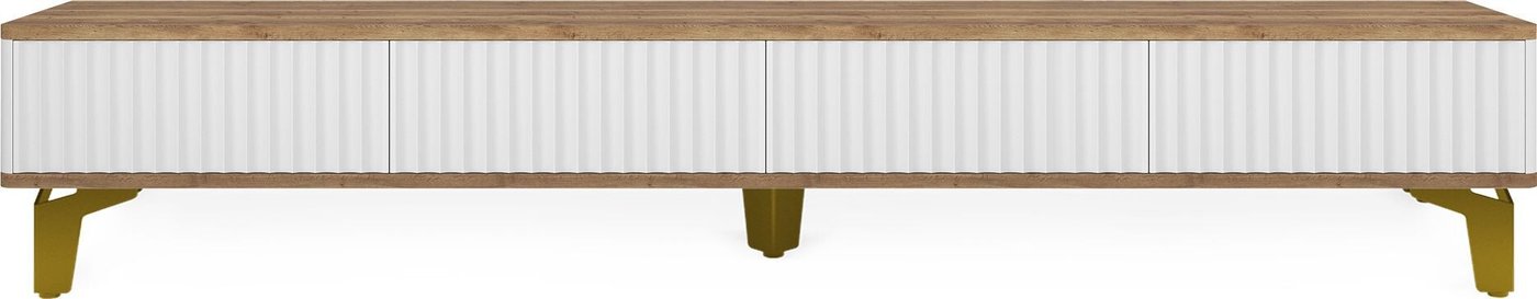 Тумба Shtabe Royal 5027 эко (дуб веллингтон-золото)