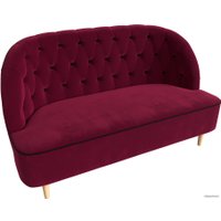 Диван Лига диванов Амиса 109836 (бордовый)