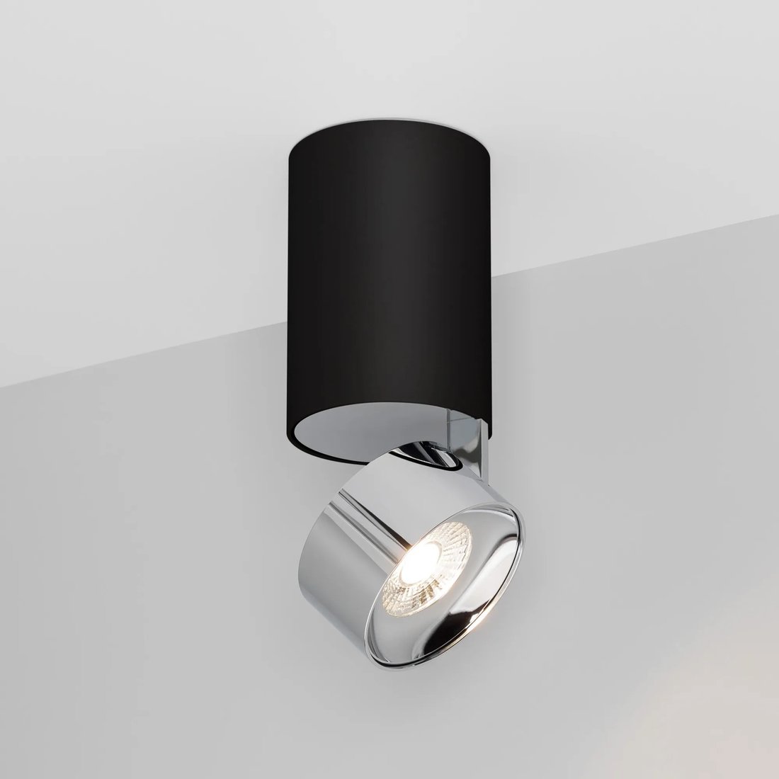 

Точечный светильник Arlight SP-PLURIO-SURFACE-LONG-R77-9W Day4000 BK-CHR 36deg 040380