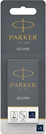 

Чернила для перьевой ручки Parker Cartridge Quink 1950404 (темно-синий)