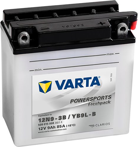 

Мотоциклетный аккумулятор Varta Powersport Freshpack B9L-B 509 015 009 (9 А·ч)