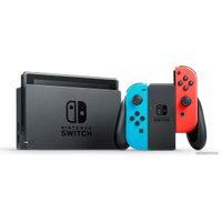 Игровая приставка Nintendo Switch 2019 (с неоновыми Joy-Con)