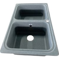 Кухонная мойка Maxstone GS-12 (темно-серый)