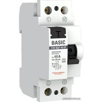 Устройство защитного отключения EKF Basic ВД-40 2P 40А 30мА elcb-2-40-30e-sim