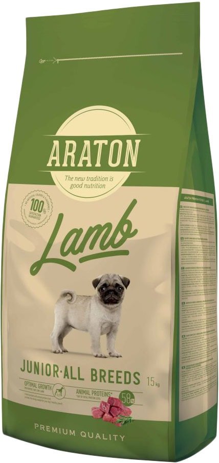 

Сухой корм для собак Araton Junior Lamb 15 кг