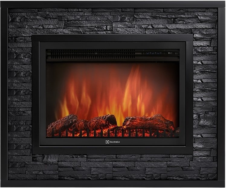 

Портал Firelight Loft 30 (камень черный/черная эмаль)