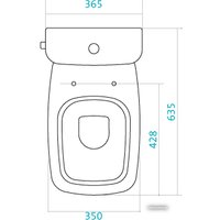 Унитаз напольный Santek Нео с сидением soft-close [1.WH30.2.194]