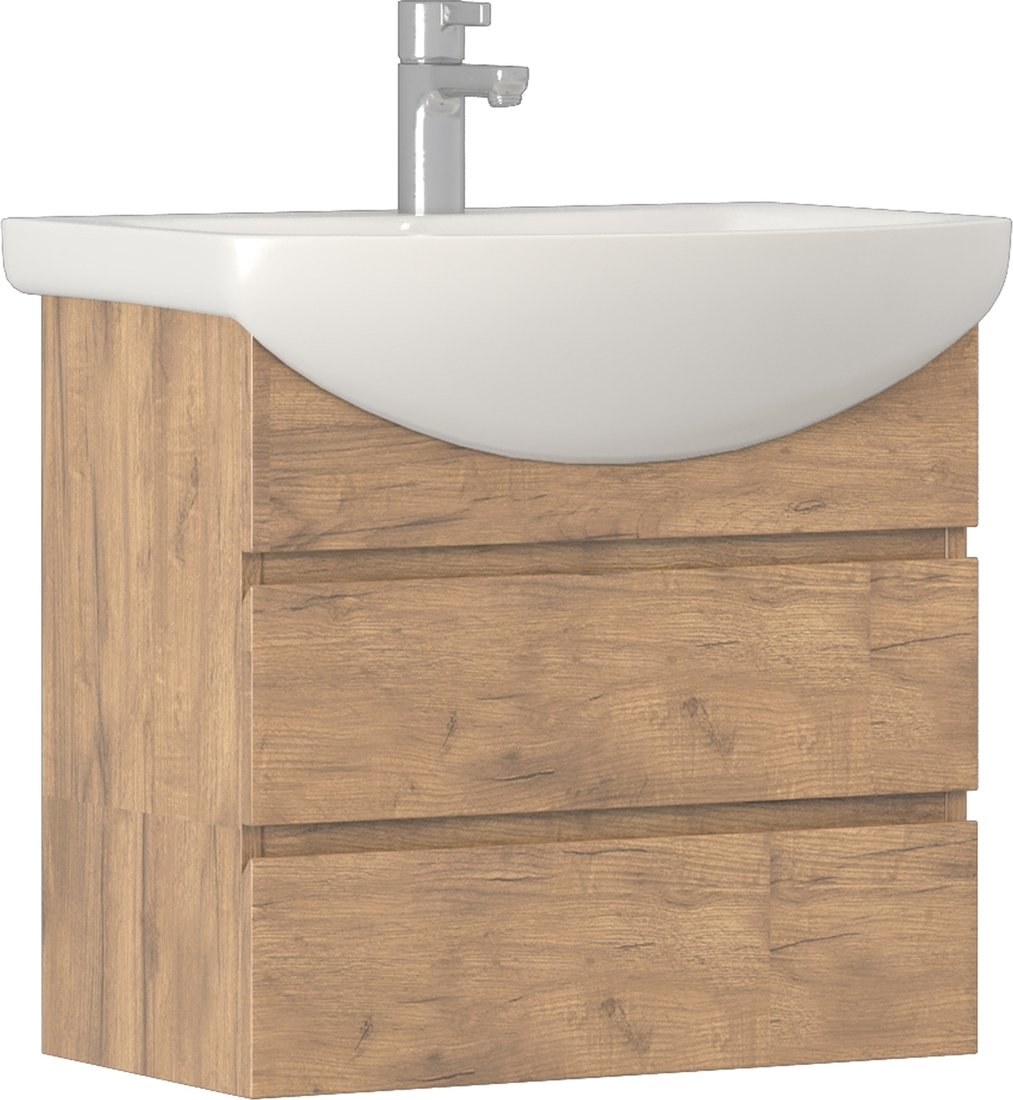 

Vigo Тумба под умывальник Wing 600-0-2 Балтика навесная (дуб золотой)