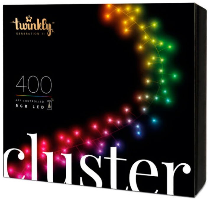Светодиодная гирлянда Twinkly Cluster 400 LED Multicolor edition с Wi-Fi и Bluetooth